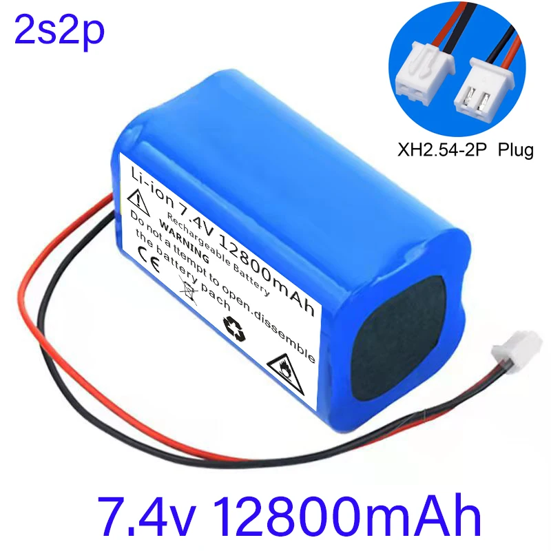 7.4V 18650 lithium battery 12800mAh Rechargeable pack megaphone speaker protection board+XH-2P Plug
7.4V 18650 lithium battery 12800mAh Rechargeable pack megaphone speaker protection board+XH-2P Plug