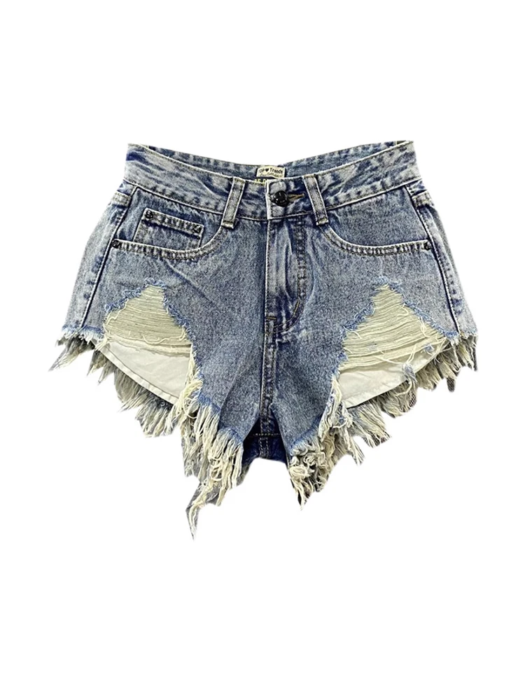 Women's Summer A-Line Tassel Denim Shorts Y2k High Waist Streetwear Ripped Wide Short Korean Harajuku Vintage Baggy Short Pants
Women's Summer A-Line Tassel Denim Shorts Y2k High Waist Streetwear Ripped Wide Short Korean Harajuku Vintage Baggy Short Pants