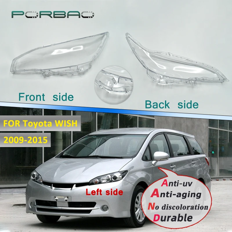 Car Headlight Transparent Glass Lens for WISH Front Headlamp Auto Shell 2015 2014 2013 2012 2011 2010 2009 Replacement DIY
Car Headlight Transparent Glass Lens for WISH Front Headlamp Auto Shell 2015 2014 2013 2012 2011 2010 2009 Replacement DIY