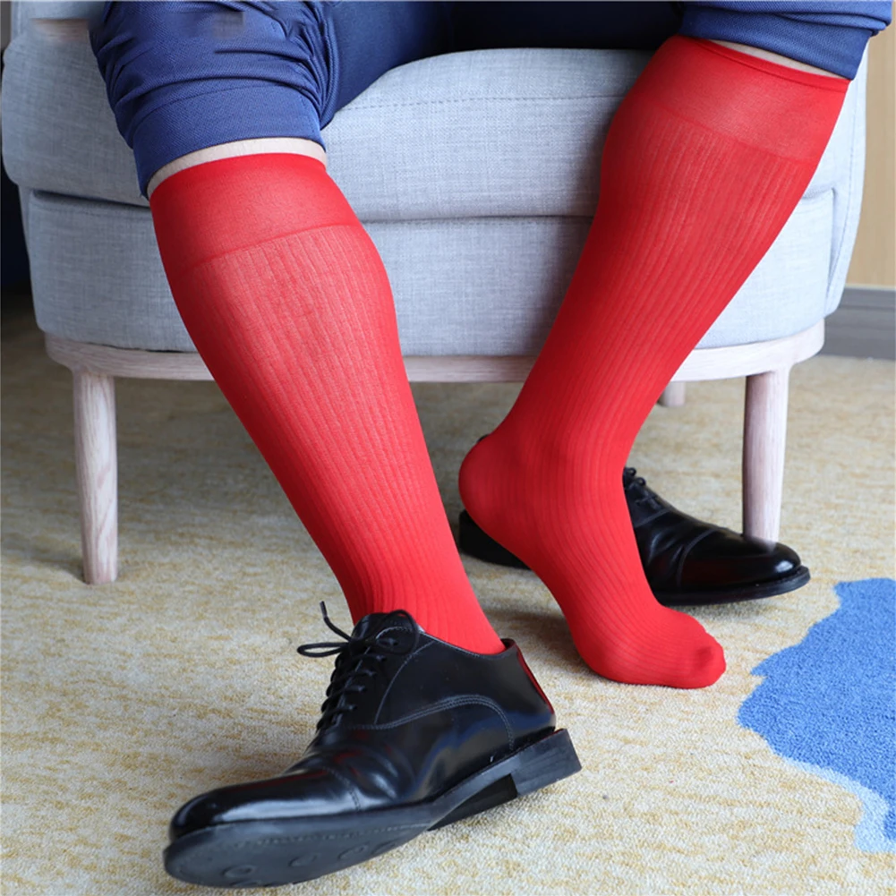 Business Suit Socks Men Fine Stripe High Thin Hosiery Long Tube Men's Breathable Business Dress Straight Tube
Business Suit Socks Men Fine Stripe High Thin Hosiery Long Tube Men's Breathable Business Dress Straight Tube