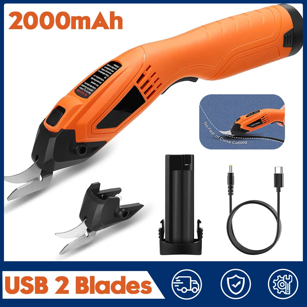 Electric Scissors USB Charging Professional Electric Cutting Tool for Fabric Canvas Leather PVC Plastic Sheet Cutting
Electric Scissors USB Charging Professional Electric Cutting Tool for Fabric Canvas Leather PVC Plastic Sheet Cutting