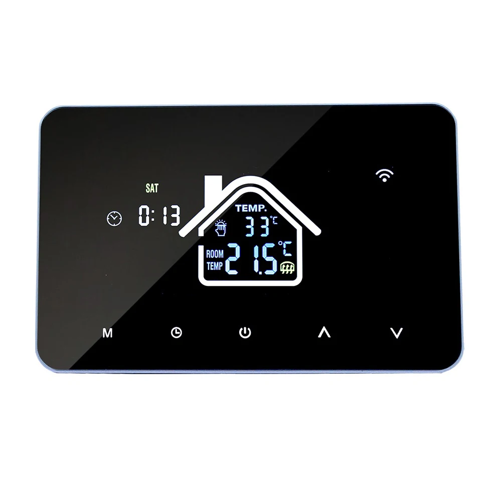 LCD Touch Screen WiFi Smart Thermostat Accurate Temperature Weekly Programmable Children S Lock Children S Lock
LCD Touch Screen WiFi Smart Thermostat Accurate Temperature Weekly Programmable Children S Lock Children S Lock