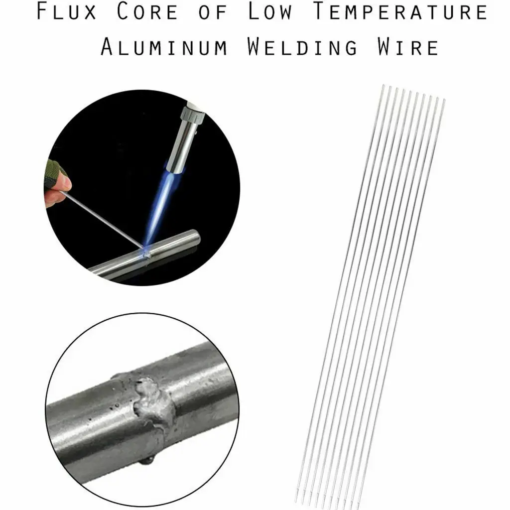 100pcs Aluminum Solution Welding Rod Flux-Cored Rods Wire Brazing Rod Non-toxic Odorless 1.6MM X 50cm / 1.64ft Welding Tool
100pcs Aluminum Solution Welding Rod Flux-Cored Rods Wire Brazing Rod Non-toxic Odorless 1.6MM X 50cm / 1.64ft Welding Tool
