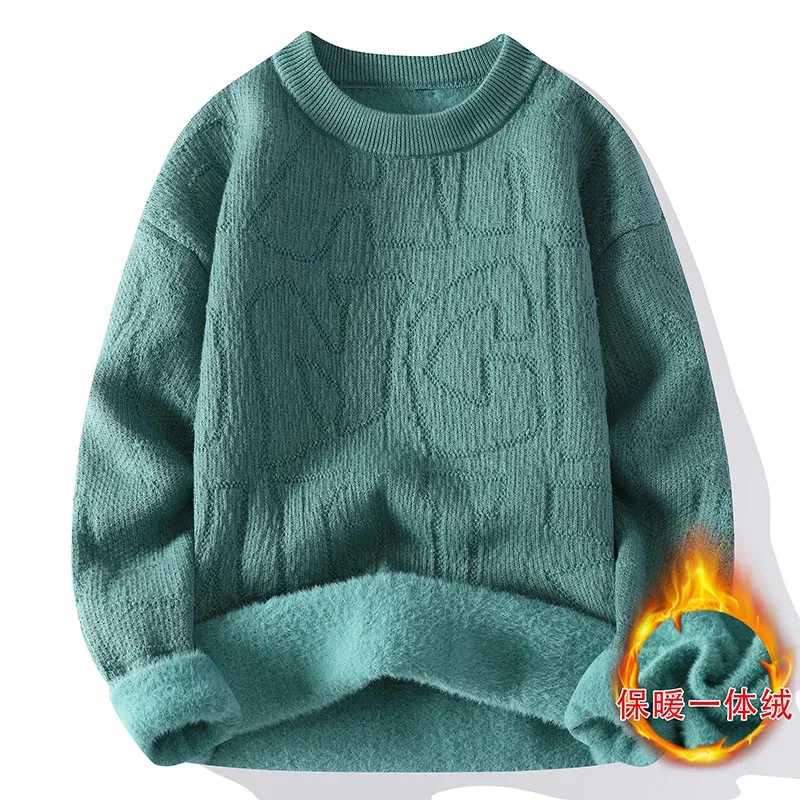 Autumn Winter Men's Thick Round Neck Fashion Casual Knitting Pullover Warm Sweater Male Clothes
Autumn Winter Men's Thick Round Neck Fashion Casual Knitting Pullover Warm Sweater Male Clothes