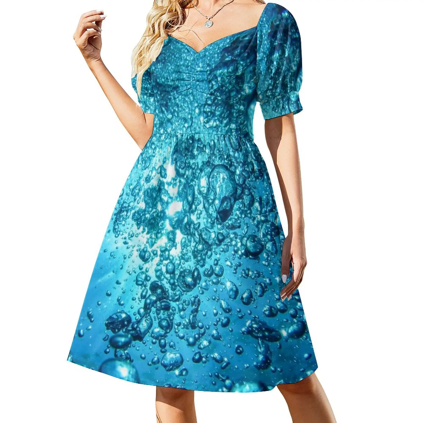 Blue Water Bubbles Sleeveless Dress dresses for women 2023 Women's evening dress
Blue Water Bubbles Sleeveless Dress dresses for women 2023 Women's evening dress