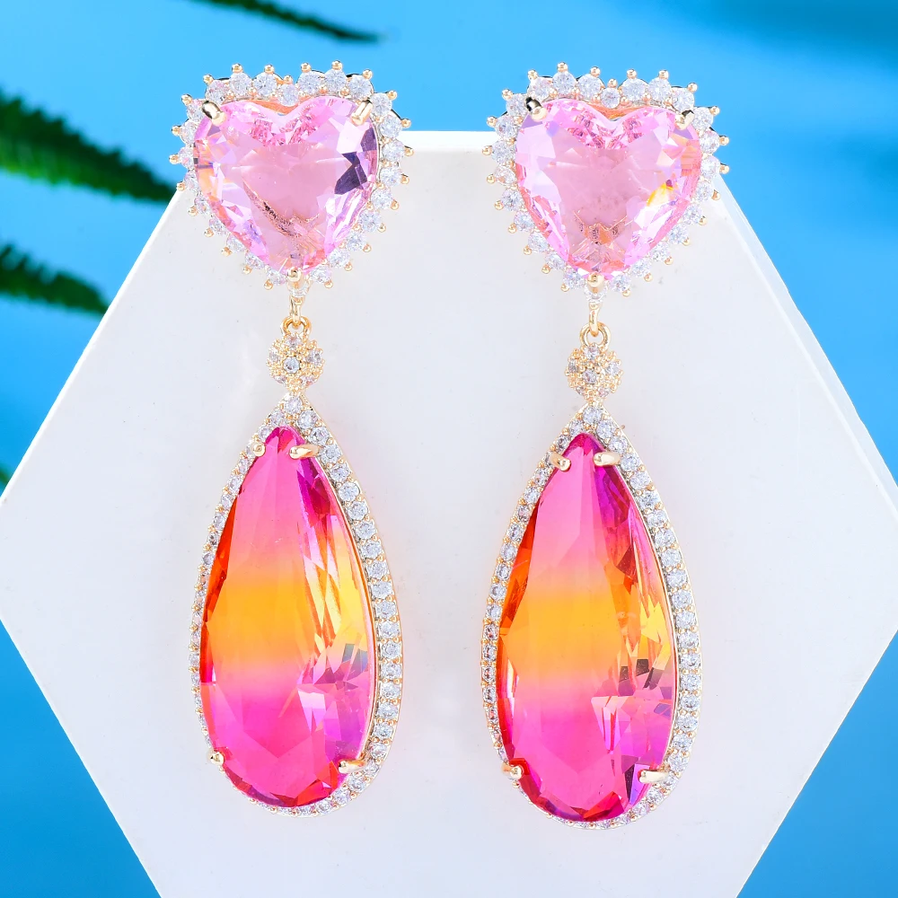 Missvikki New DIY Shiny CZ Earrings For Women Bridal Wedding Girl Daily Surper Jewelry High Quality Hot Romantic Summer
Missvikki New DIY Shiny CZ Earrings For Women Bridal Wedding Girl Daily Surper Jewelry High Quality Hot Romantic Summer