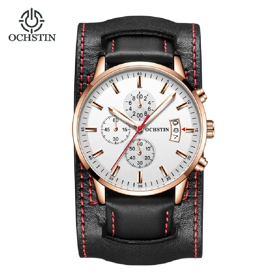 OCHSTIN Business Men's Chronograph Watches Leather Strap Luxury Brand Wristwatches For Male With Luminous Fashion Bracers Clock
OCHSTIN Business Men's Chronograph Watches Leather Strap Luxury Brand Wristwatches For Male With Luminous Fashion Bracers Clock