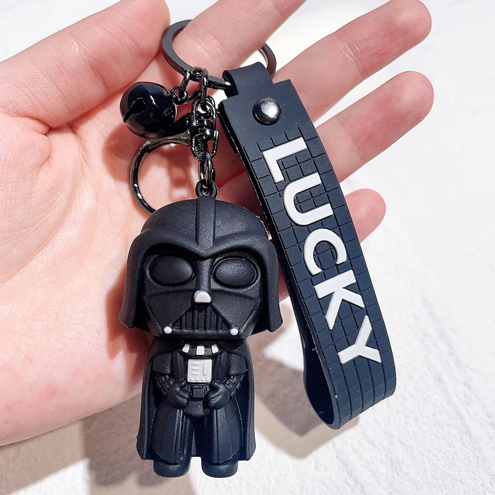 Disney Movie Star Wars Keychain Darth Vader Imperial Stormtrooper Yoda Baby Doll Keyrings Key Holder for Boys Gifts Disney Movie Star Wars Keychain Darth Vader Imperial Stormtrooper Yoda Baby Doll Keyrings Key Holder for Boys Gifts