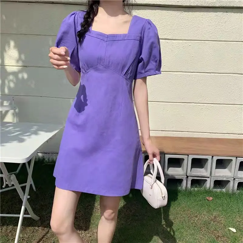 Женское платье в стиле ретро Fdfklak, французское летнее платье с квадратным вырезом, новая модель 2022
Женское платье в стиле ретро Fdfklak, французское летнее платье с квадратным вырезом, новая модель 2022