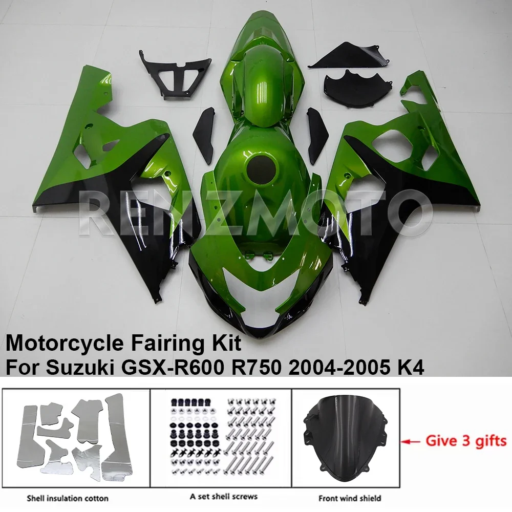 

For SUZUKI GSXR 600 750 04-05 K4 K5 Fairing R/Z S4GC08 Motorcycle Set Body Kit decoration Plastic Guard Plate Accessories Shell