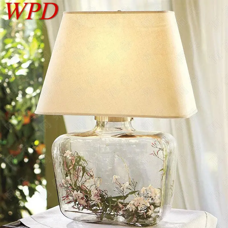 WPD Contemporary Creative Glass Table Lamps Modern Fabric Desk Lighting Decor for Foyer Study Living Bed Room
WPD Contemporary Creative Glass Table Lamps Modern Fabric Desk Lighting Decor for Foyer Study Living Bed Room