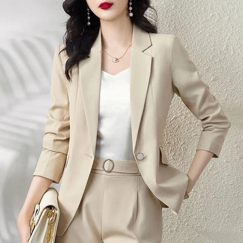 S-3xl Womens Blazer Suits Spring Autumn Female Long Sleeve Coat+tank Tops+pant 3pcs Sets Slim Formal Office Ladies Outfits Hy203
S-3xl Womens Blazer Suits Spring Autumn Female Long Sleeve Coat+tank Tops+pant 3pcs Sets Slim Formal Office Ladies Outfits Hy203