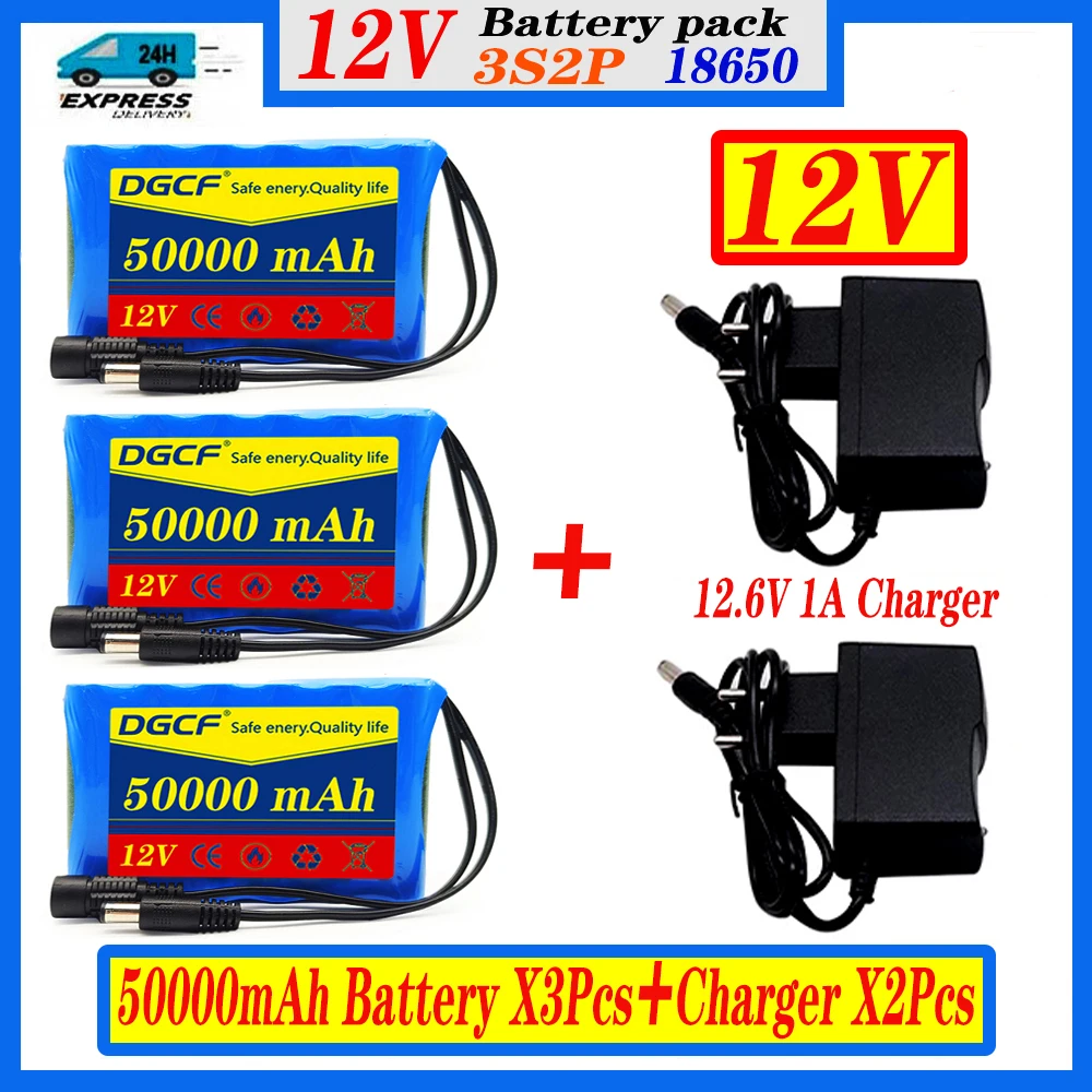 Original NEW Portable Super 12V 50000mah Battery Rechargeable Lithium Ion Battery Pack Capacity DC 12.6v 50Ah CCTV Cam Monitor
Original NEW Portable Super 12V 50000mah Battery Rechargeable Lithium Ion Battery Pack Capacity DC 12.6v 50Ah CCTV Cam Monitor