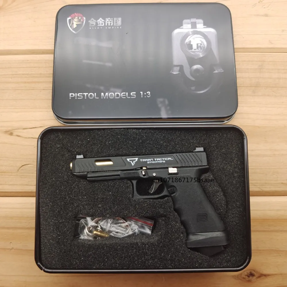 Новинка 2023, тактическая мини-игрушка Glock G34 TTI Taran из металлического сплава, масштаб 1:3, оболочка без выжатия, мини-пистолет, игрушка-антистресс
Новинка 2023, тактическая мини-игрушка Glock G34 TTI Taran из металлического сплава, масштаб 1:3, оболочка без выжатия, мини-пистолет, игрушка-антистресс