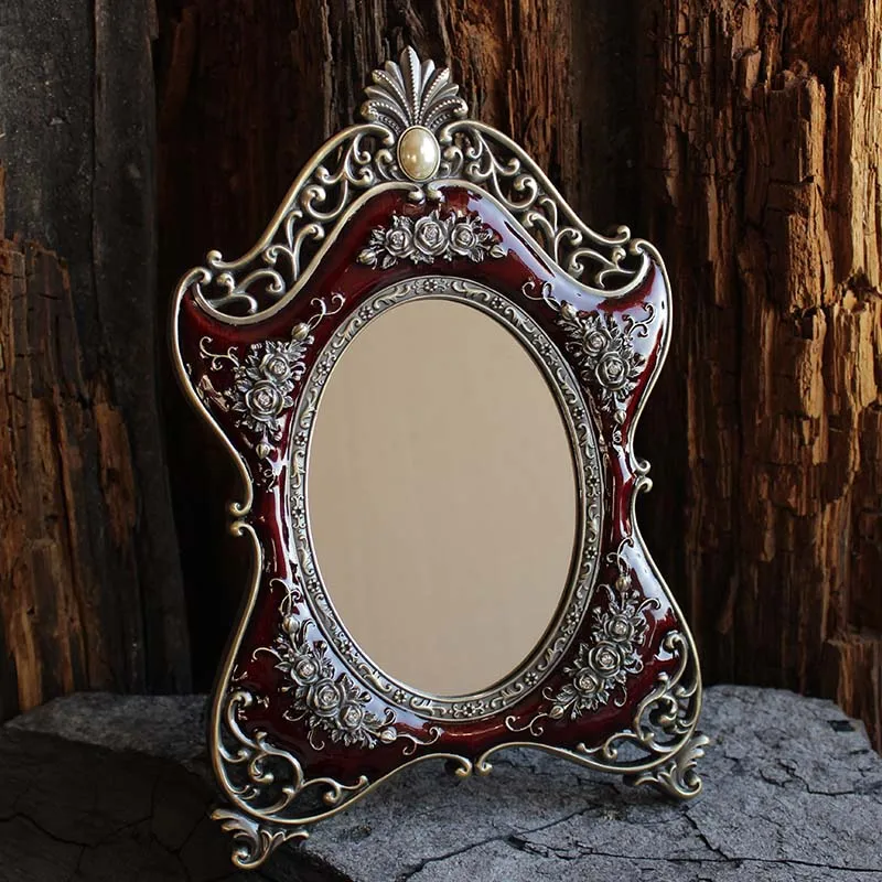 Nordic Compact Frame Wall Mirror Antique Vintage Dressing Luxury Living Room Mirror Macrame Deco Chambre Korean Decoration
Nordic Compact Frame Wall Mirror Antique Vintage Dressing Luxury Living Room Mirror Macrame Deco Chambre Korean Decoration