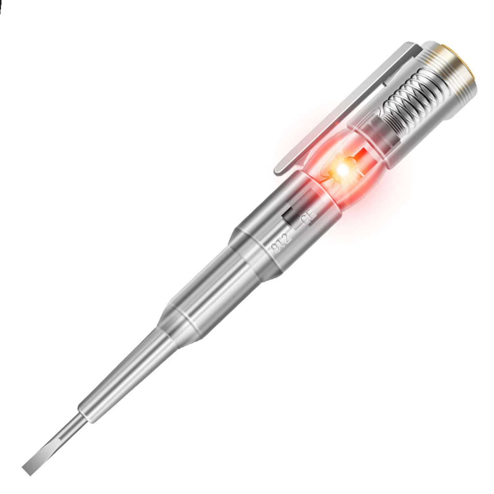 Intelligent Voltage Tester Pen 70-250V Induction Power Detector Pen Electric Indicator Highlight Single Lamp Tester Screwdriver
Intelligent Voltage Tester Pen 70-250V Induction Power Detector Pen Electric Indicator Highlight Single Lamp Tester Screwdriver