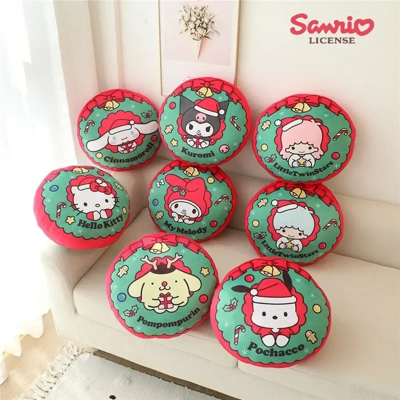 34 см Рождественский мультяшный милый НОВЫЙ Sanrio декоративная подушка подарок Cinnamoroll Kuromi Melody круглая подушка праздничный подарок
34 см Рождественский мультяшный милый НОВЫЙ Sanrio декоративная подушка подарок Cinnamoroll Kuromi Melody круглая подушка праздничный подарок