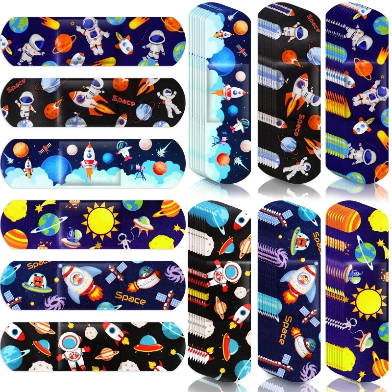60pcs/set Cartoon Astronaut Rocket Prints Band Aid for Children Adult Kawaii Wound Dressing Plasters Adhesive Bandages Patch
60pcs/set Cartoon Astronaut Rocket Prints Band Aid for Children Adult Kawaii Wound Dressing Plasters Adhesive Bandages Patch