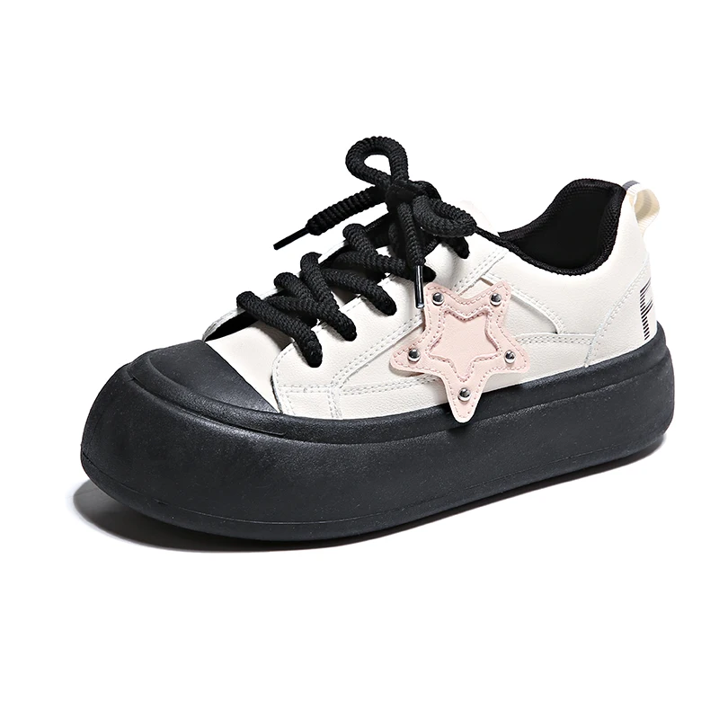 2023 Shoes Women's Bottom Leather Wave Soled Bread Shoes Women New Bread Shoes Small White Shoes Thick Soled Canvas Board Shoes 
2023 Shoes Women's Bottom Leather Wave Soled Bread Shoes Women New Bread Shoes Small White Shoes Thick Soled Canvas Board Shoes