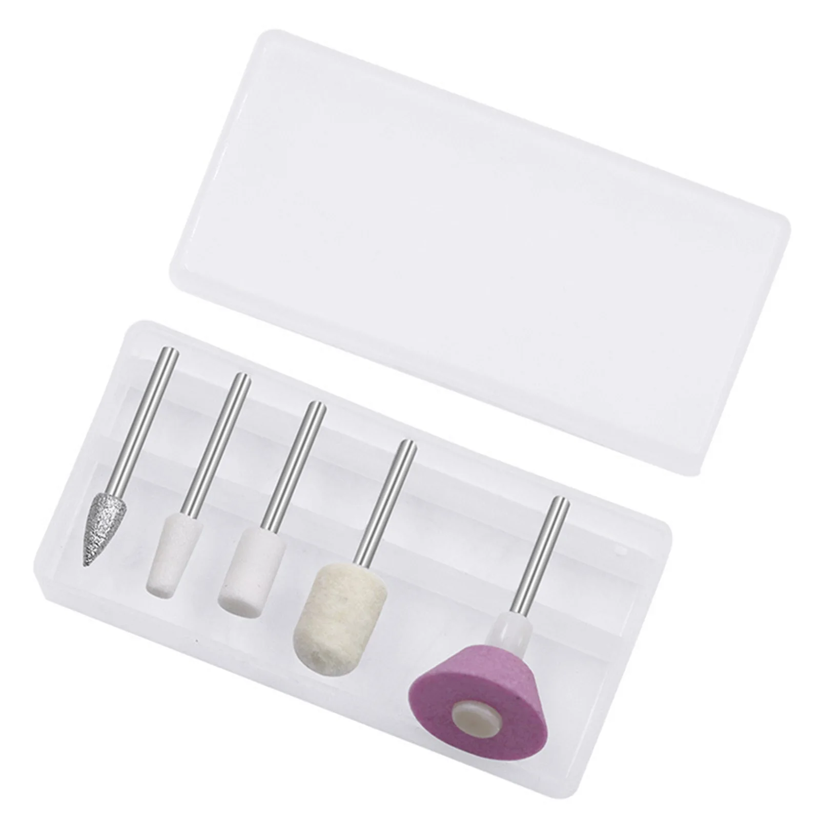 5pcs Nail Polishing Bit Grinding Head Mounted Stone Drill Bit Die Craft Rotary Grinder For Metal/Plastic Grinding Tools Parts
5pcs Nail Polishing Bit Grinding Head Mounted Stone Drill Bit Die Craft Rotary Grinder For Metal/Plastic Grinding Tools Parts