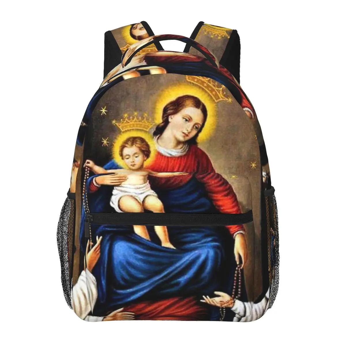 

Наш женский Розарий, Дева Мария, рюкзак для Розария для девочек и мальчиков, дорожные рюкзаки для подростков, школьная сумка