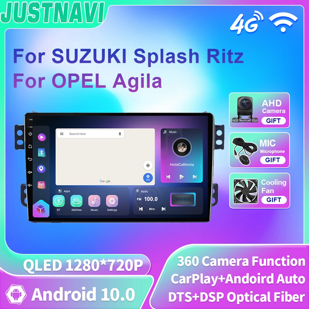 Автомагнитола JUSTNAVI QLED, 2 Din, Android, для SUZUKI Splash Ritz OPEL Agila 2008-2014, автомобильное радио, Wi-Fi, GPS-навигация, мультимедиа
Автомагнитола JUSTNAVI QLED, 2 Din, Android, для SUZUKI Splash Ritz OPEL Agila 2008-2014, автомобильное радио, Wi-Fi, GPS-навигация, мультимедиа
