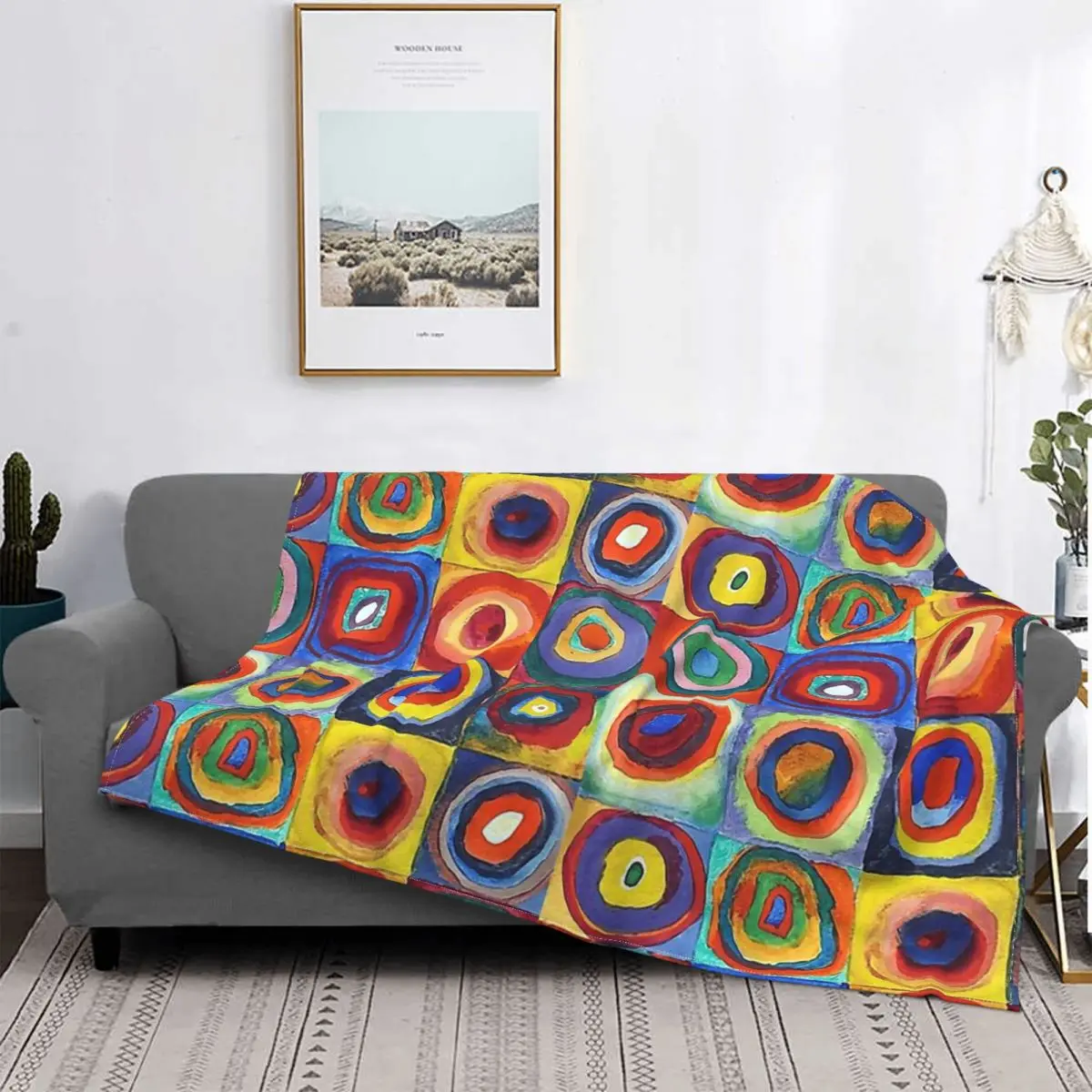Wassily Kandinsky Bauhaus Art Blanket Russian Painter Velvet All Season Breathable Throw Blankets For Bedding Plush Thin Quilt
Wassily Kandinsky Bauhaus Art Blanket Russian Painter Velvet All Season Breathable Throw Blankets For Bedding Plush Thin Quilt