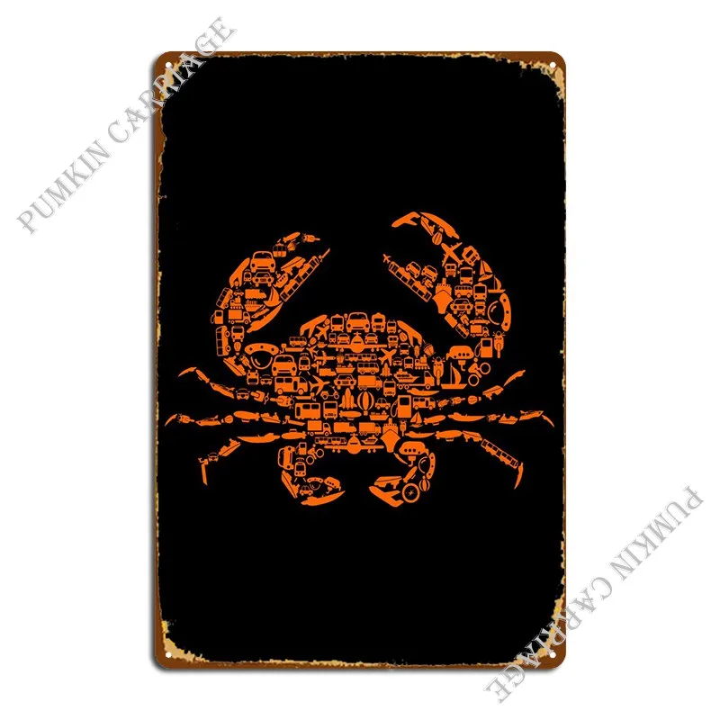 Crab Metal Plaque Poster Living Room Plaques Wall Mural Living Room Tin Sign Poster
Crab Metal Plaque Poster Living Room Plaques Wall Mural Living Room Tin Sign Poster