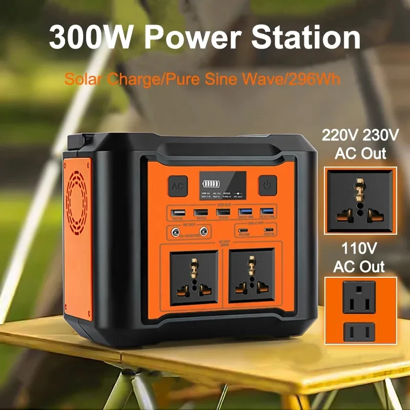 GKFLY 110V/220V Peak 500W Power Solar Generator 80000mAh Power Station PD Charging Backup Battery AC Outlet Type C QuicK Charge
GKFLY 110V/220V Peak 500W Power Solar Generator 80000mAh Power Station PD Charging Backup Battery AC Outlet Type C QuicK Charge