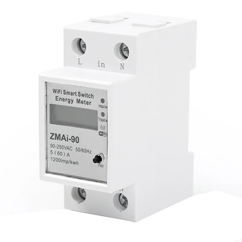 Tuya WIFI Smart Switch Energy Meter Phone Smart Remote Meter Switch Timer Power Wattmeter Voltage Current Monitor
Tuya WIFI Smart Switch Energy Meter Phone Smart Remote Meter Switch Timer Power Wattmeter Voltage Current Monitor