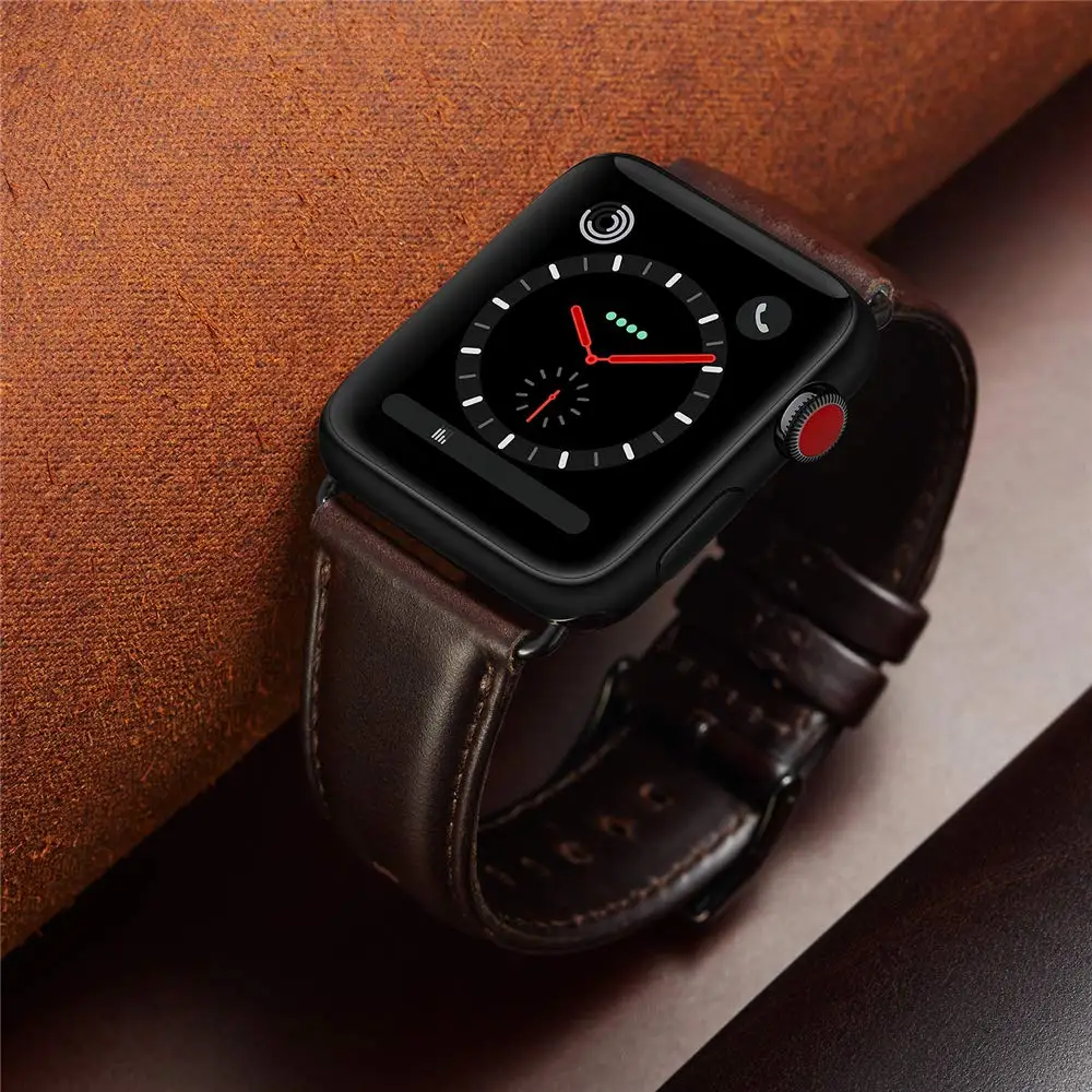Genuine Leather strap For Apple watch band 45mm/41mm 44mm 40mm correa 42mm 38mm bracelet watchband iwatch series 5 4 3 se 6 7
Genuine Leather strap For Apple watch band 45mm/41mm 44mm 40mm correa 42mm 38mm bracelet watchband iwatch series 5 4 3 se 6 7
