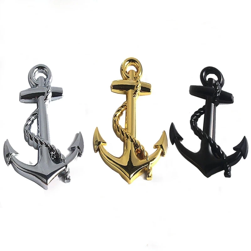 1PC Metal Personality Car Stickers Boat Anchor Hooks Navy Emblem Grill Cross Badge Pirate Ship Car Body Sticker
1PC Metal Personality Car Stickers Boat Anchor Hooks Navy Emblem Grill Cross Badge Pirate Ship Car Body Sticker