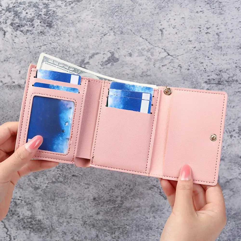 Money Bag Faux Leather Women Wallet Ultra-thin Cards Case Stylish Large Capacity Tri-fold Slim Wallet Purse
Money Bag Faux Leather Women Wallet Ultra-thin Cards Case Stylish Large Capacity Tri-fold Slim Wallet Purse