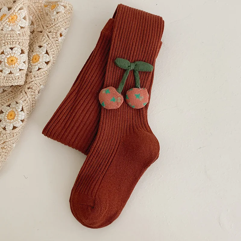 Girls Leggings Autumn Outerwear Tights With Cute Cherry Pendants Children's Pantyhose New Candy Colorful Jumpsuit
Girls Leggings Autumn Outerwear Tights With Cute Cherry Pendants Children's Pantyhose New Candy Colorful Jumpsuit
