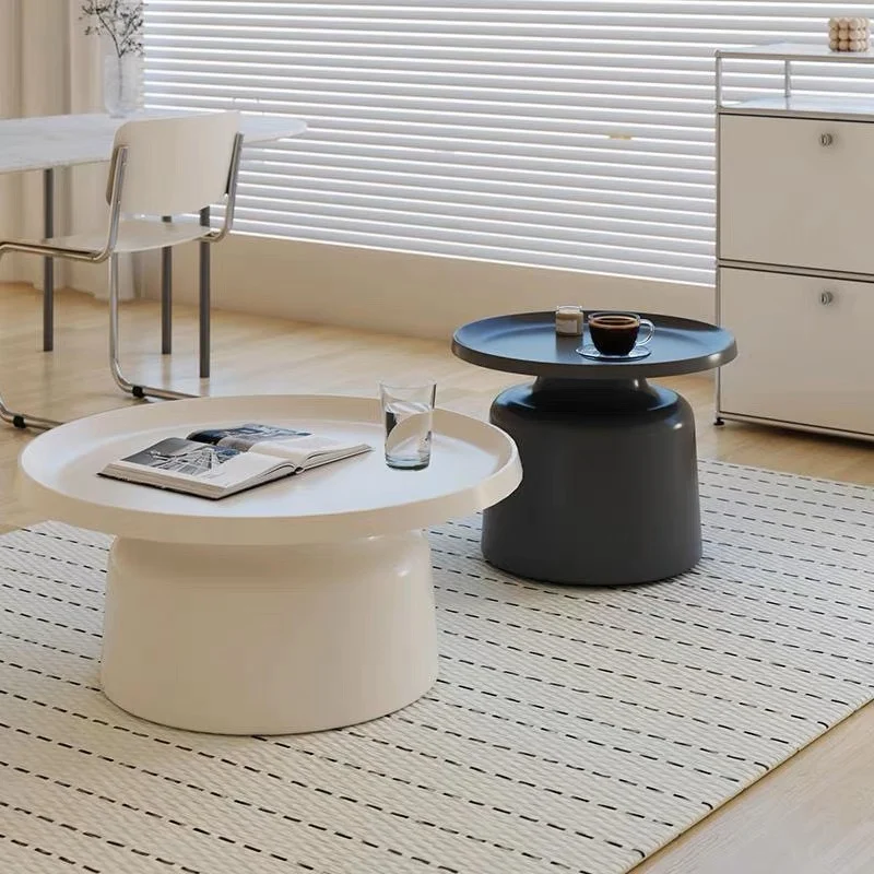 

Черный журнальный столик в твердой обложке, простой белый дизайнерский минималистичный боковой столик, Круглый скандинавский столик, домашняя мебель