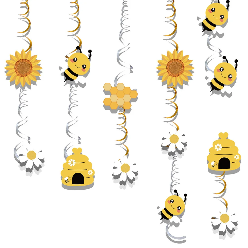 1 Set Bee Hanging Swirl Decorations Bee Theme Birthday Party Baby Shower Party Decor
1 Set Bee Hanging Swirl Decorations Bee Theme Birthday Party Baby Shower Party Decor