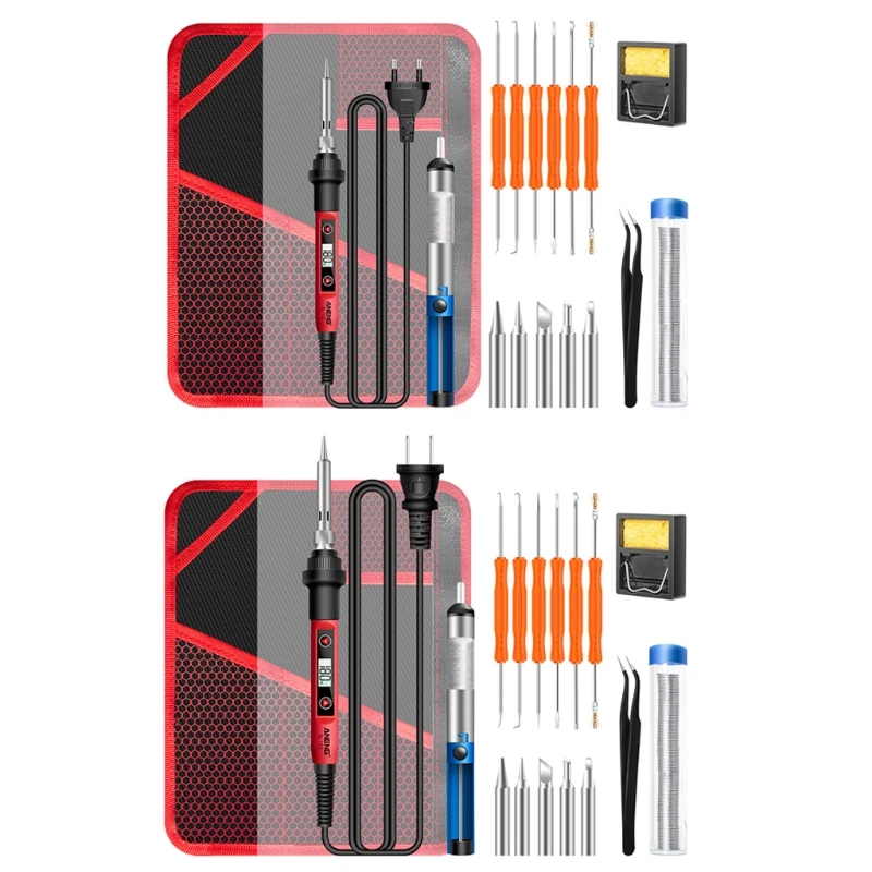 17 in 1 Adjustable Temperature welding Tools Electronic Computers DIY Lightweight Construction Durable
17 in 1 Adjustable Temperature welding Tools Electronic Computers DIY Lightweight Construction Durable
