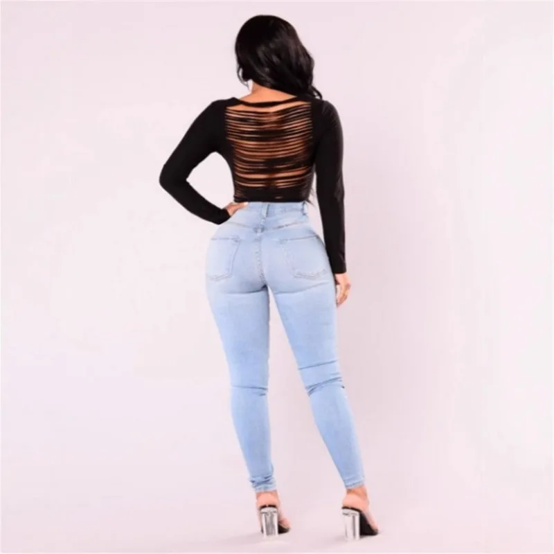 Sexy Jeans Women Denim Skinny Pants High Waist Stretch Lady Jeans Push Up Leggings Slim Pockets Button Pencil Jeans Women Pants 22 S384cee7da55d4ce280f6c0edd9cabcf9G