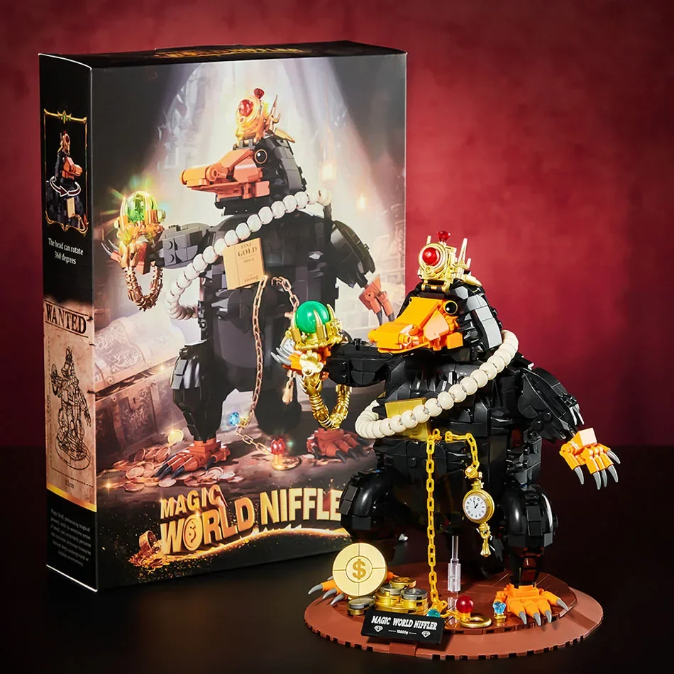 MOC Magic World 1148pcs Niffler Harry Model Building Blocks Set Magical Animal Niffler Figures Bricks Toys For Children Gifts MOC Magic World 1148pcs Niffler Harry Model Building Blocks Set Magical Animal Niffler Figures Bricks Toys For Children Gifts