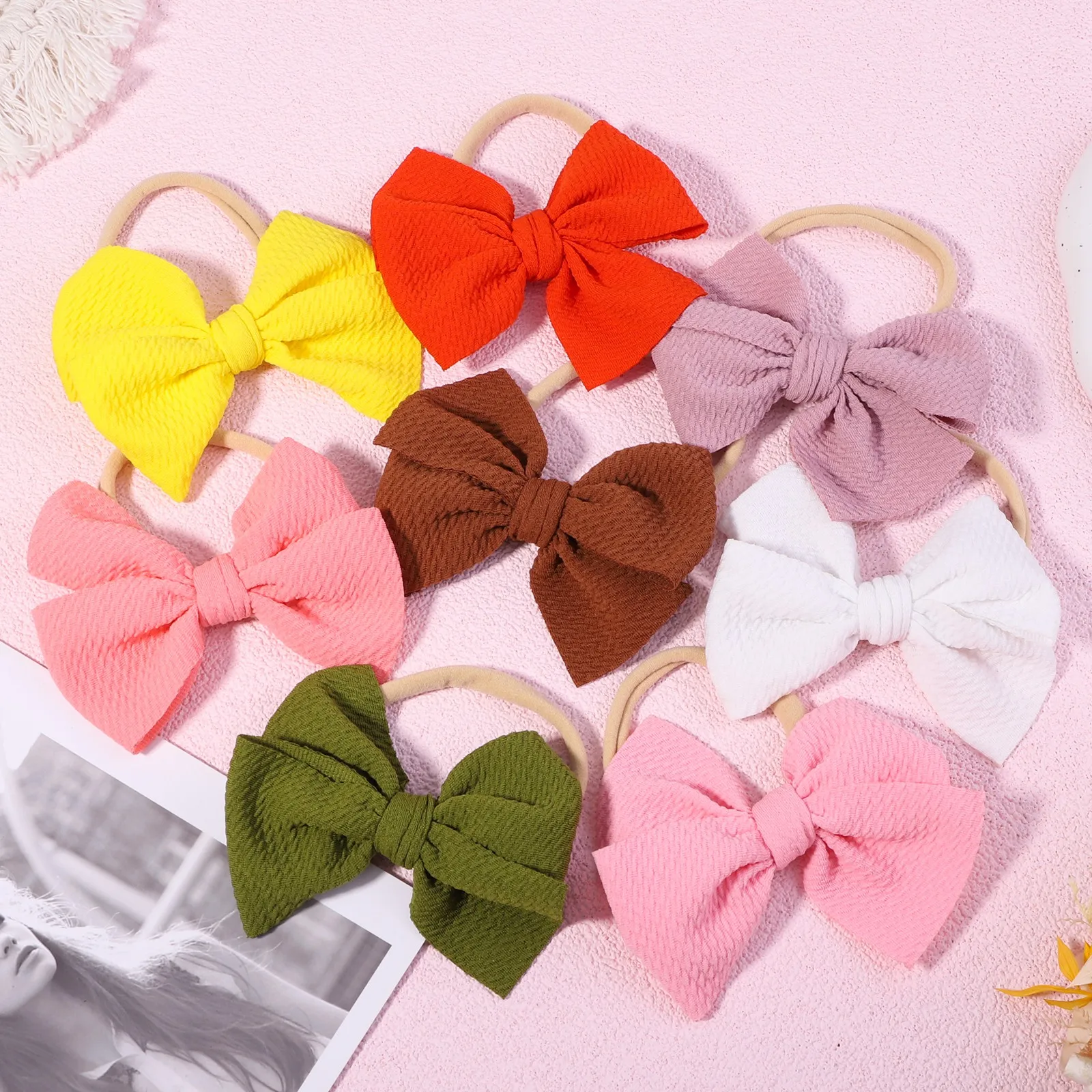1pcs Spring Summer Solid Color Baby Headband Soft Bow Girl Head Band Nylon Elastic Hairband Newborn Kids ToddlerHair Accessories
1pcs Spring Summer Solid Color Baby Headband Soft Bow Girl Head Band Nylon Elastic Hairband Newborn Kids ToddlerHair Accessories