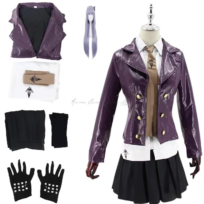 Danganronpa Kyoko Kirigiri Cosplay Costume Dress Set With Gloves Women Halloween Cosplay Costume Ri Wig Jacket Shirt Tie
Danganronpa Kyoko Kirigiri Cosplay Costume Dress Set With Gloves Women Halloween Cosplay Costume Ri Wig Jacket Shirt Tie