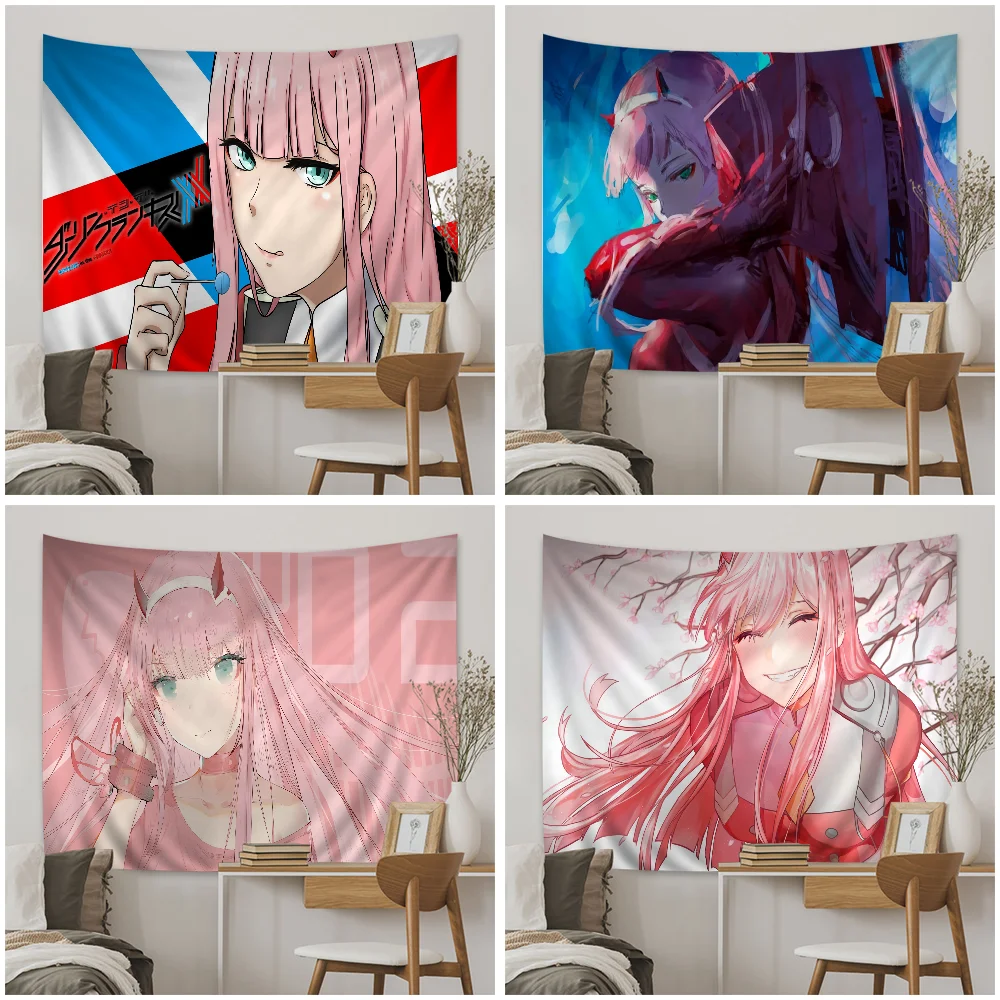 DARLING in the FRANXX Zero Two Anime Tapestry Hippie Flower Wall Carpets Dorm Decor Cheap Hippie Wall Hanging
DARLING in the FRANXX Zero Two Anime Tapestry Hippie Flower Wall Carpets Dorm Decor Cheap Hippie Wall Hanging