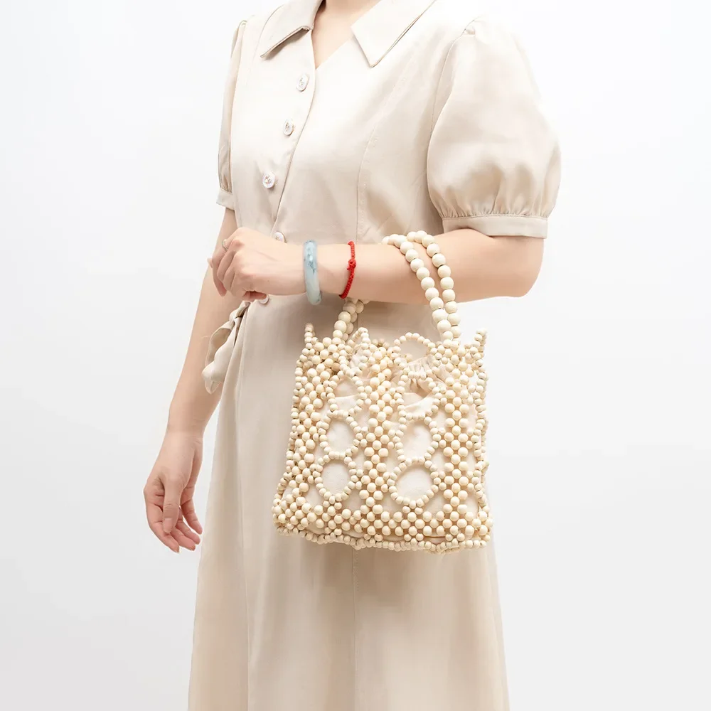 Women's Top-Handle Bag with Elegant Design, Beaded Decoration, Colorful Handwoven Pattern, and Spacious Interior shopping
Women's Top-Handle Bag with Elegant Design, Beaded Decoration, Colorful Handwoven Pattern, and Spacious Interior shopping