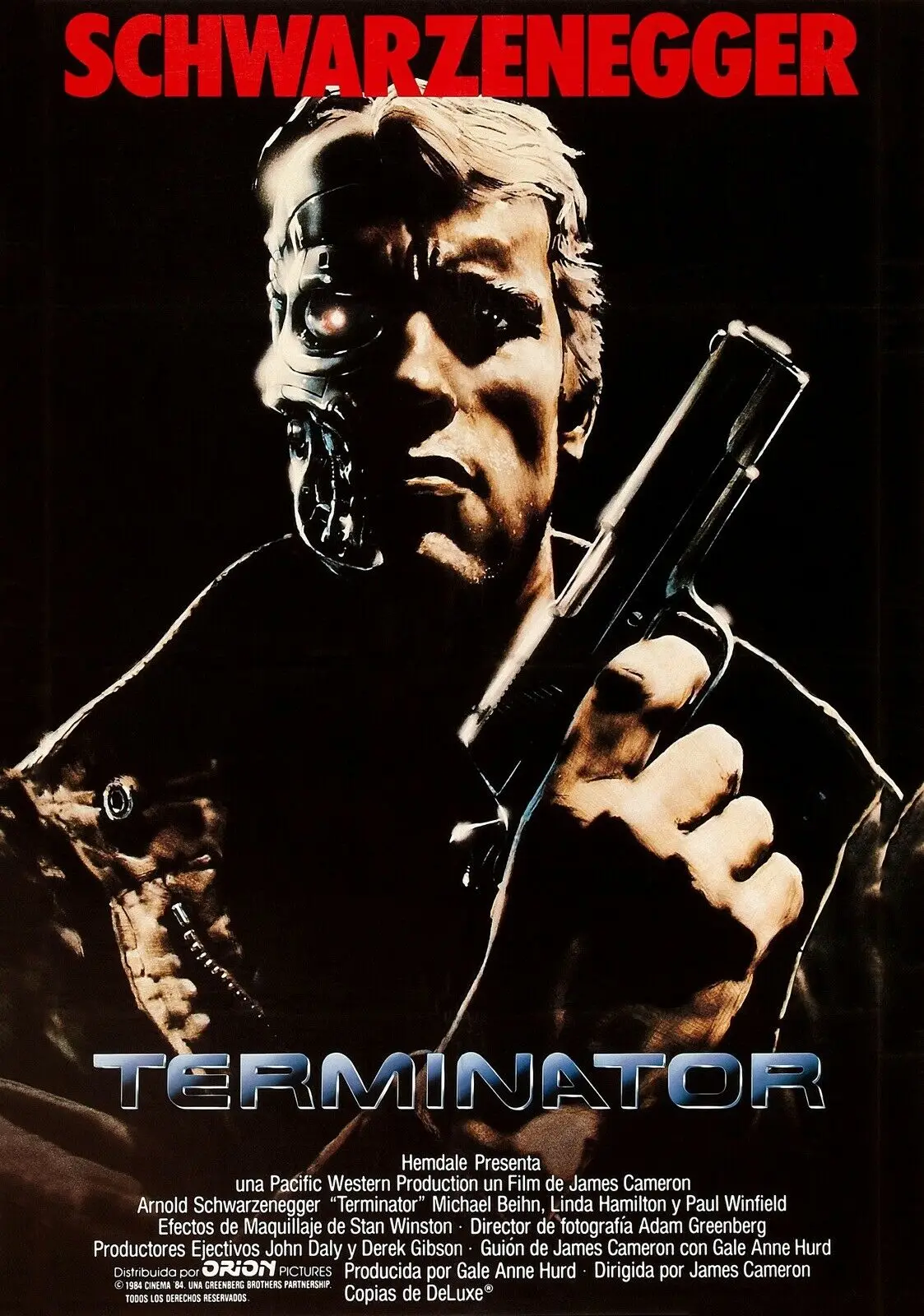 

TERMINATOR Movie Arnold Schwarzenegger Art Film Print Silk Poster Home Wall Decor