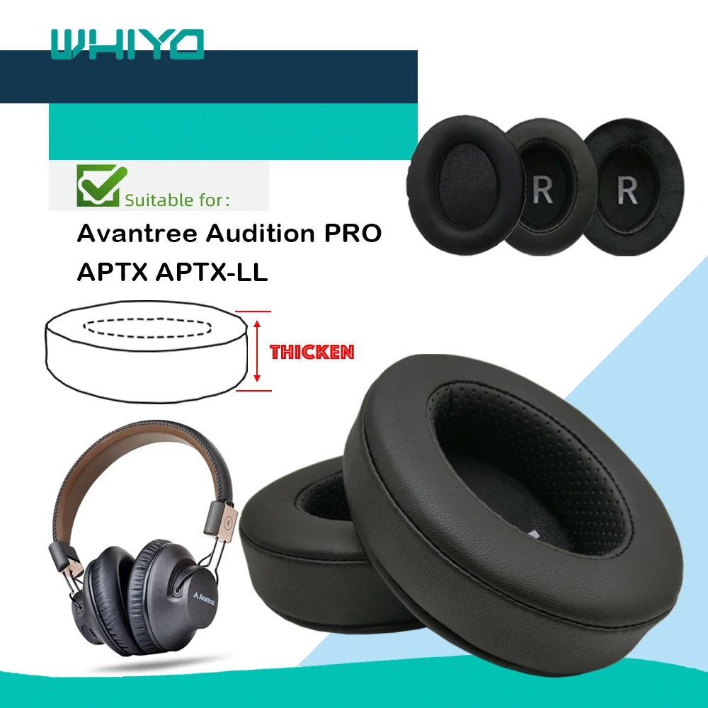 Whiyo Replacement Ear Pads for Avantree Audition PRO APTX APTX-LL Headphones Cushion Velvet Earpad Cups Earmuffes Cover
Whiyo Replacement Ear Pads for Avantree Audition PRO APTX APTX-LL Headphones Cushion Velvet Earpad Cups Earmuffes Cover