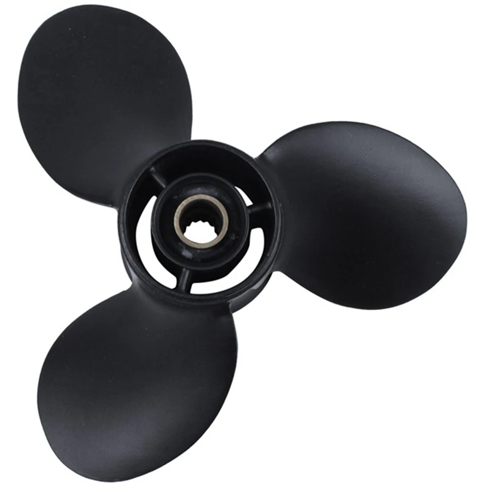 Подвесной пропеллер с 3 лопастями, 14 шлицевых зубьев для Tohatsu-Mercury 9,9-20Hp 362B641080 
Подвесной пропеллер с 3 лопастями, 14 шлицевых зубьев для Tohatsu-Mercury 9,9-20Hp 362B641080