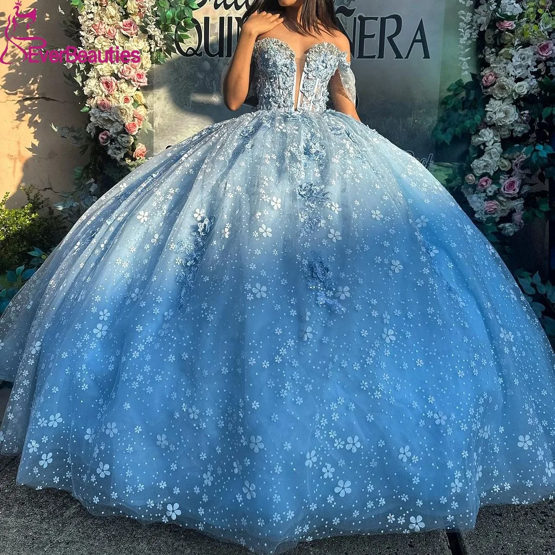 Light Blue Quinceanera Dresses for Juniors Ball Gown Prom Dresses Vestidos De 15 Quinceañera Lace Appliques Sweet 16 Dress
Light Blue Quinceanera Dresses for Juniors Ball Gown Prom Dresses Vestidos De 15 Quinceañera Lace Appliques Sweet 16 Dress