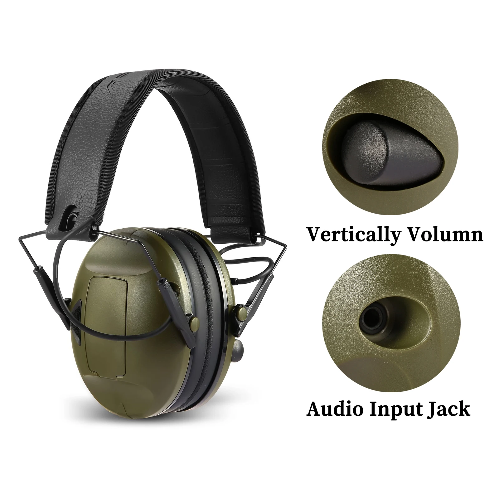 

Outdoor Sports Anti-noise Impact Sound Amplification T7 Electronic Shooting Earmuff Tactical Hunting Hearing Protective Headset