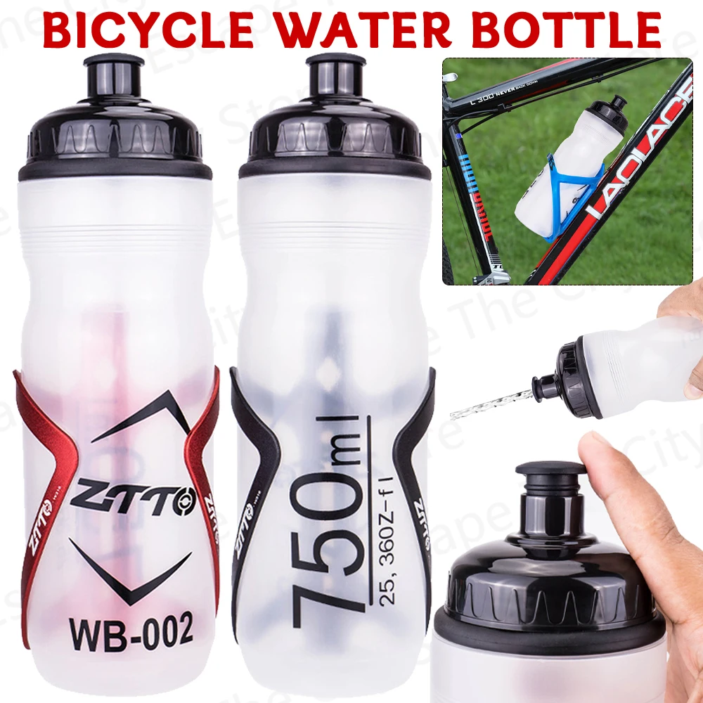 750ml MTB Bicycle Water Bottle Portable Kettle Drink Accessory Cycling Mountain Water Bottle for Outdoor Sport Gym Camping
750ml MTB Bicycle Water Bottle Portable Kettle Drink Accessory Cycling Mountain Water Bottle for Outdoor Sport Gym Camping
