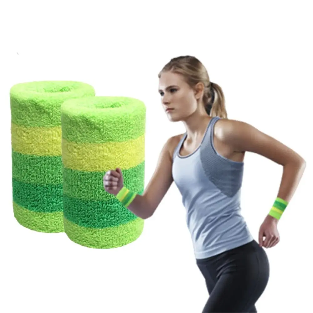 Comfortable Dry Quickly Sport Wrist Support Unisex Badminton Basketball Wristband Cotton Striped Wrist Guard
Comfortable Dry Quickly Sport Wrist Support Unisex Badminton Basketball Wristband Cotton Striped Wrist Guard